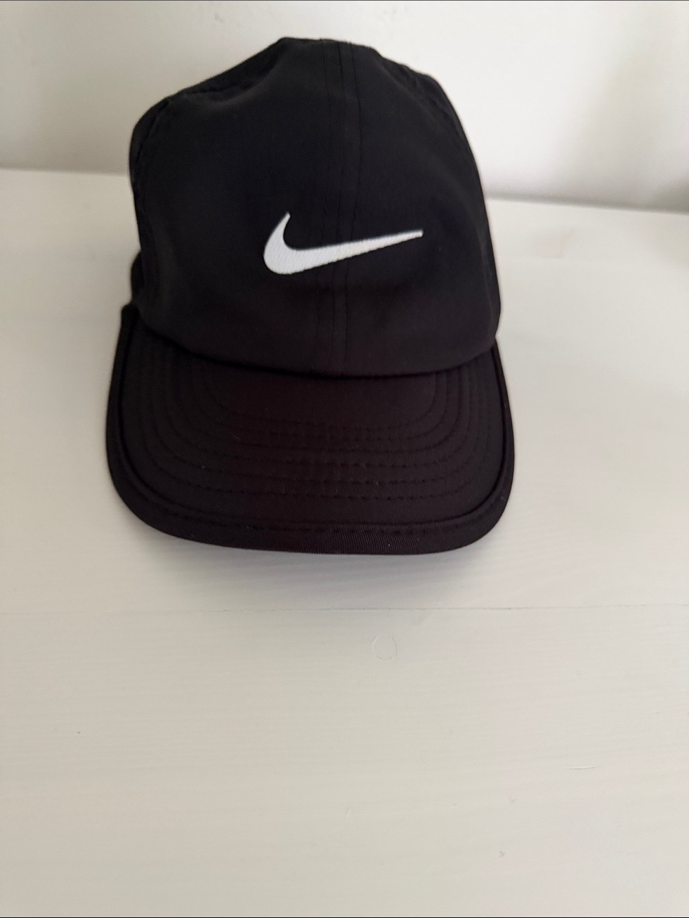 Toddler (2-4) Nike Black Cap with White Swoosh